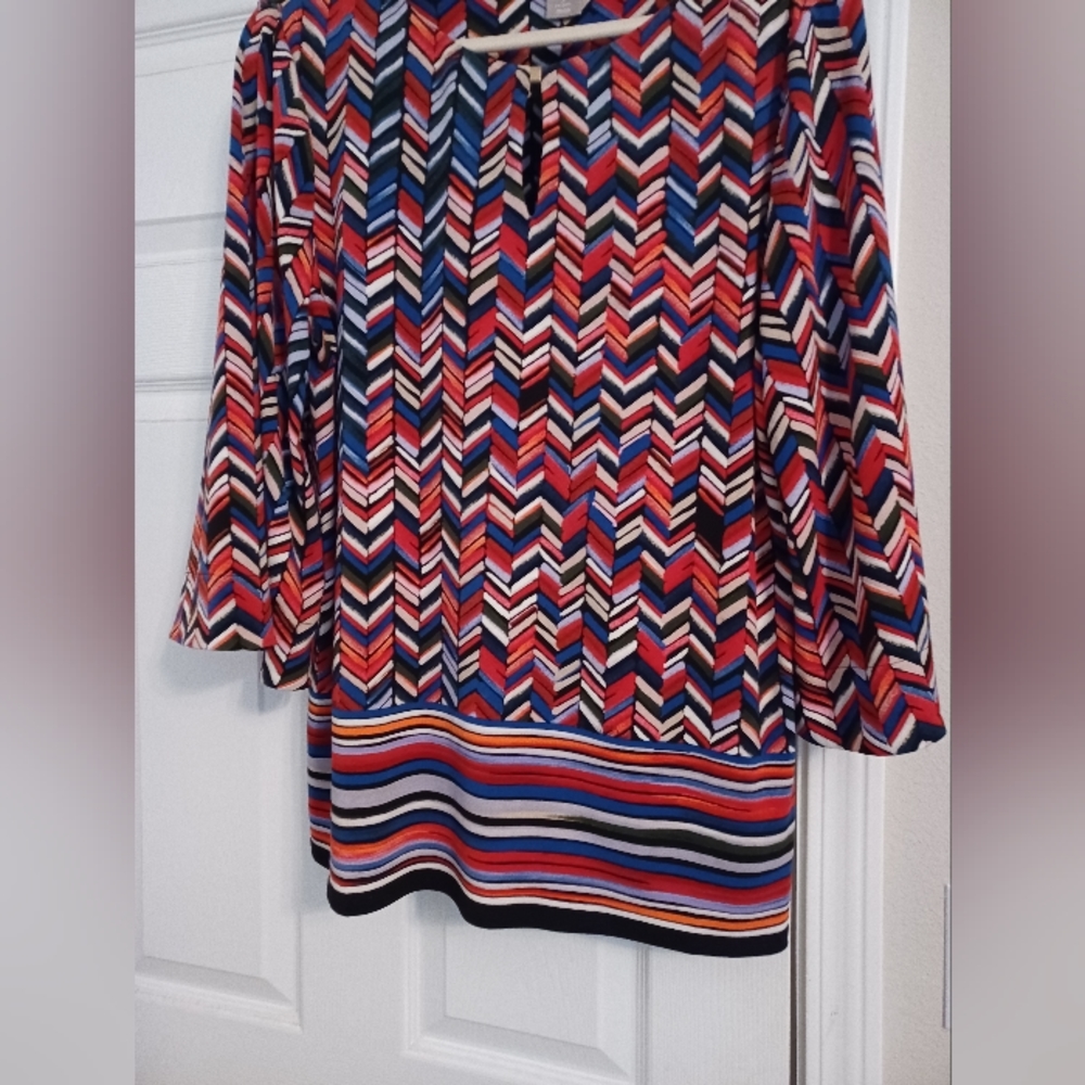Chico's patterned tunic